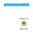 thumbnail image 2 of Uxcell 18K Gold Filled Spacer Beads for Jewelry Making 300, 2 of 8