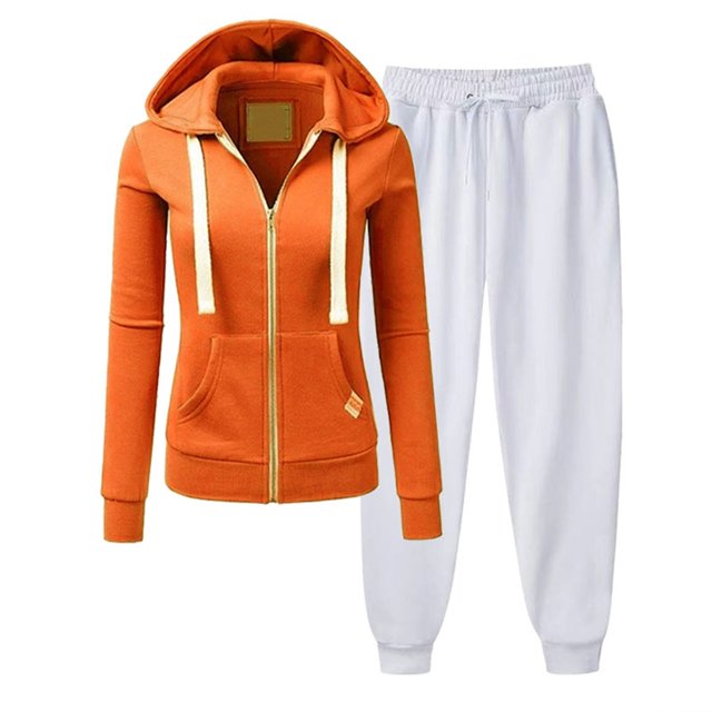Ensembles Deux Pièces zanvins pour Femmes Ensemble à la Mode pour Femmes à Col en V Coloré à Manches Longues avec Pantalon