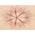 thumbnail image 1 of Ahgly Company Machine Washable Indoor Rectangle Transitional Peach Beige Area Rugs, 2' x 3', 1 of 7