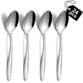 thumbnail image 1 of Mirdinner 24 Pcs Dinner Spoons Set, 7.67" Stainless Steel Soup Spoons Silverware Set, Silver Spoons, Using for Home, Kitchen or Restaurant, Mirror Polished, Dishwasher Safe, 1 of 6