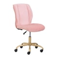 thumbnail image 3 of Mainstays – Fauteuil de bureau en velours duveteux, 3 of 8