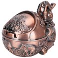 thumbnail image 3 of Decorative Crafts,Zinc Alloy Windproof Ashtray Ashtray Desktop Ornament Best in Class, 3 of 14