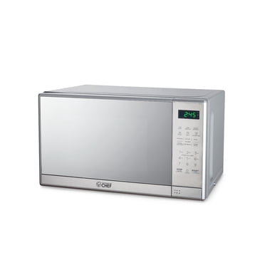Micro-ondes Commercial Chef de 0,7 pi³ avec 10 niveaux de puissance, micro-ondes de 700 W avec affichage numérique, micro-ondes de comptoir