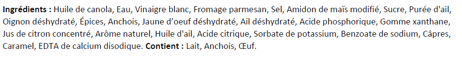 THE KEG Vinaigrette César 475mL