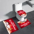 thumbnail image 1 of Leutsin Christmas Bathroom Rugs and Mats Sets 3 Piece, Reindeer Red Bathroom Rugs Non Slip, Winter Absorbent Microfiber Memory Foam Bath Mat Machine Washable Bathroom Floor Mats, 1 of 9