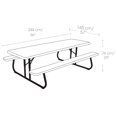 thumbnail image 4 of Table de pique-nique pliante classique de 8 pieds de Lifetime, 4 of 8