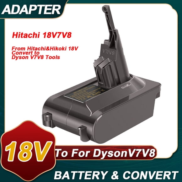 Battery Adapter Converter for Hitachi & Hikoki 18V Battery to for Dyson V7/V8