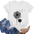 thumbnail image 1 of Birdeem Mode Femmes Été Manches Mi-Longues Chandail Uni Blouse Décontractée Hauts, 1 of 4