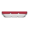 thumbnail image 1 of Housse de Remplacement pour Auvent de Balançoire d'Extérieur - Housse Supérieure 3 Places Robuste, Imperméable et Coupe-Vent pour Chaises Balançoire de Patio - Protection UV, Housse de Balançoire de Jardin Anti-Déchirure 74,8 Pouces x 52 Pouces pour Cour Arrière, Véranda, 1 of 5