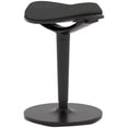 thumbnail image 1 of HOMCOM Mesh Ergonomic Wobble Stool for Standing Desks, with Rocking, Black, 1 of 10