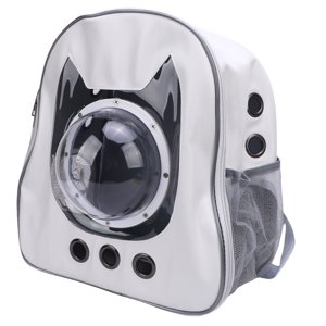 Fat Cat Backpack Carrier, Large Space Transparent Window Cat Travel Backpack Carrier Breathable Pet Travel Carrier Travel Carrier Backpack for Outdoor Camping HikingAirline