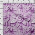 thumbnail image 3 of oneOone Polyester Spandex Dusty Purple Fabric Florals Sewing Craft Projects Fabric Prints By Yard 56 Inch Wide, 3 of 4