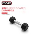 thumbnail image 2 of Haltère hexagonale enduite CAP Barbell, Single 3 - 100 lb, 2 of 7
