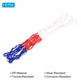 thumbnail image 3 of Unique Bargains 8 Loops PP Mini Basketball Hoop Net Replacement Rim Nets, White Red Blue 6 Pack, 3 of 6