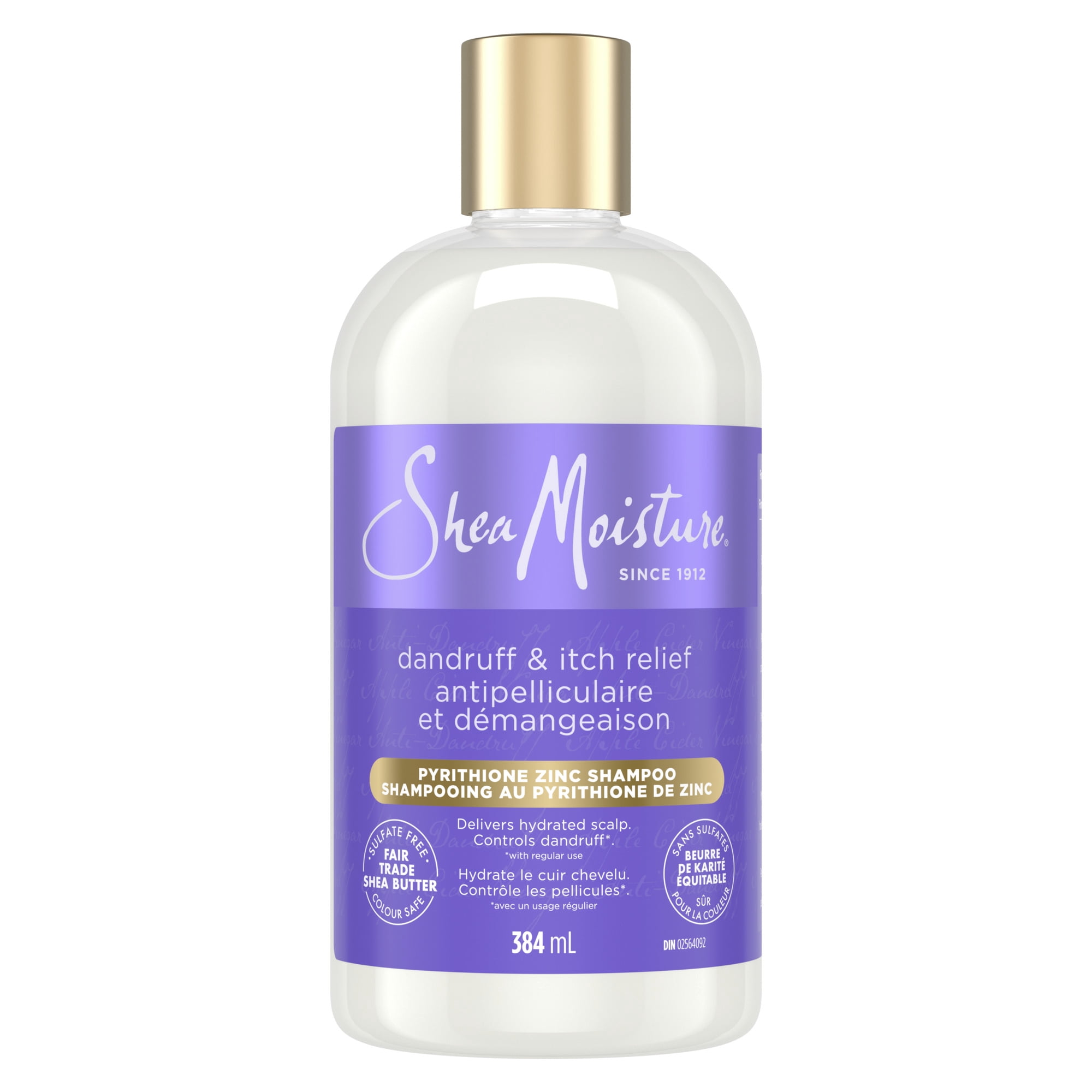 SheaMoisture Pyrithione Zinc Shampoo Dandruff & Itch Relief, 384 ml