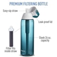 thumbnail image 3 of Brita Premium Filtering Water Bottle with Filter BPA-Free, Sapphire, 768 mL with BONUS 2 Pack filters, 3 of 5