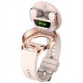 thumbnail image 2 of Thinsony Full Round Touch Mechanical Button Operations Long Battery Life Smart Watch Smart Watch With Earbuds golden, 2 of 6