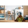 thumbnail image 2 of Ahgly Company Tapis d'Intérieur Lavable en Machine Carré Transitionnel Bisque Foncé Brun, 6 Pieds Carré, 2 of 7