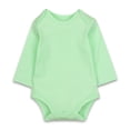 thumbnail image 1 of MIASHUI Cache-Couche à Manches Longues pour Bébé en Coton une-Pièce, Vert, 9-12 Mois, 1 of 3