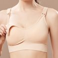thumbnail image 1 of LSLJS Ladies Comfortable Breathable No Steel Ring Front Buckle Breastfeeding Bra Woman Underwear, 1 of 9