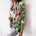 thumbnail image 2 of IROINID Blazer pour Femmes à Manches Longues Imprimé Col Rabattu, Ample Printemps et Automne, Ajusté, Petit Blazer, 2 of 8