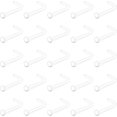thumbnail image 1 of ORUYROP Clear Nose Rings Studs Clear Piercing Retainer Set Septum Lip Cartilage Tongue Rook Daith Ear Industrial Nipple Belly Clear Piercing Jewelry for Work Surgery, 1 of 2