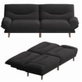 thumbnail image 2 of Homall Futon Sofa Bed with Adjustable Backrest & Five Angles Adjustable Armrests Sofa Couch for Small Spaces Living Room Office, 2 of 7