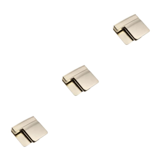 ZheElen Belt Clip Foldable Belt Buckle With Adjustable Buckle Clip For Easy Travel gold 3Set