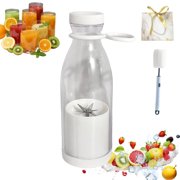Appreciarel Blender, Portable Blenders, Appreciarel Portable Blender, 2-in-1 blender and bottle, With Stainless Steel Blades for Smoothies, Ice Blending, Juicing (White)
