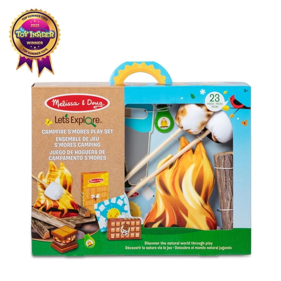 Melissa & Doug Ensemble de Jeu S'Mores de Feu de Camp Let's Explore