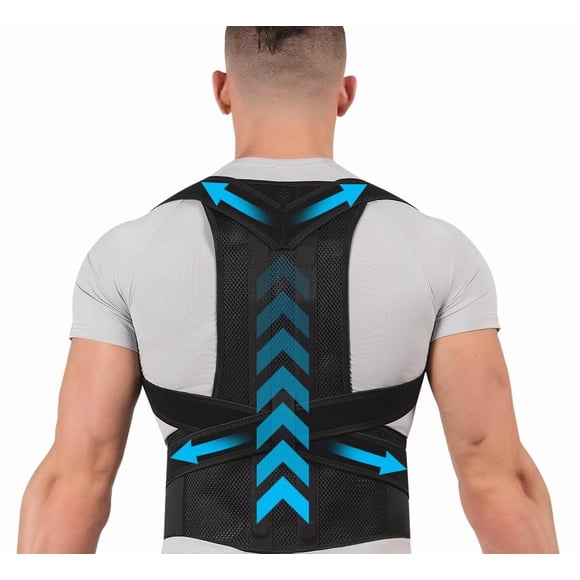 Aofit Posture Corrector Back Brace for Women and Men Adjustable Full Back Support