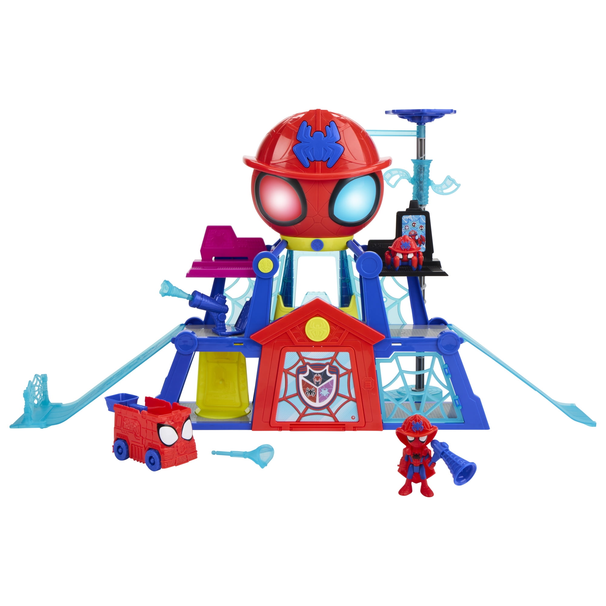Marvel Spidey et ses Amis Extraordinaires QG Rescue-Webs, coffret pour enfants, dès 3 ans