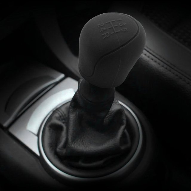 SNNROO Car Gear Shifter Knob Cover Elastic Car Automatic Shifter Protector Cover Universal Antl-Slip Auto Knob Gear Stick Protector Vehicle Accessories