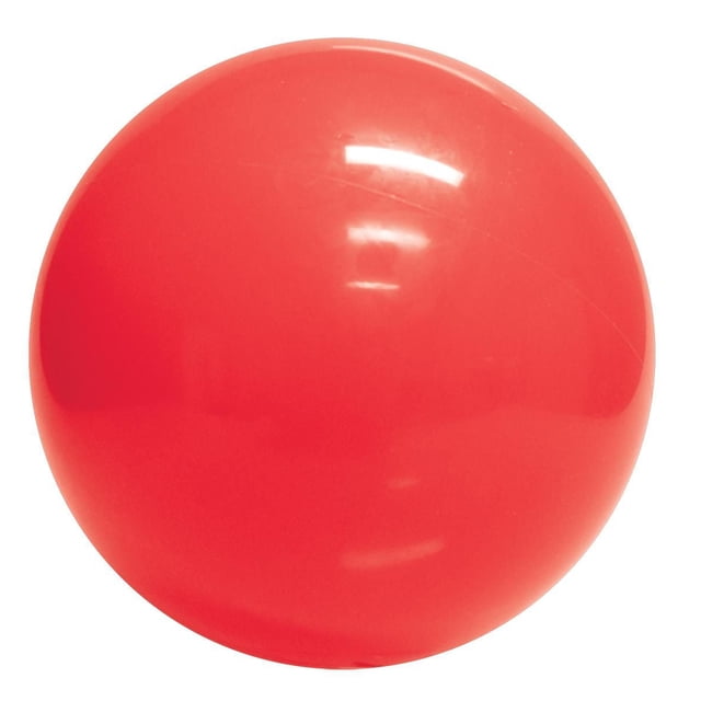 Hedstrom Toy Playball, 15 inch, bright red lightweight PVC bounce ball with a smooth, shiny surface, centered on a white background, ideal for indoor and outdoor active play for ages 3 and up.