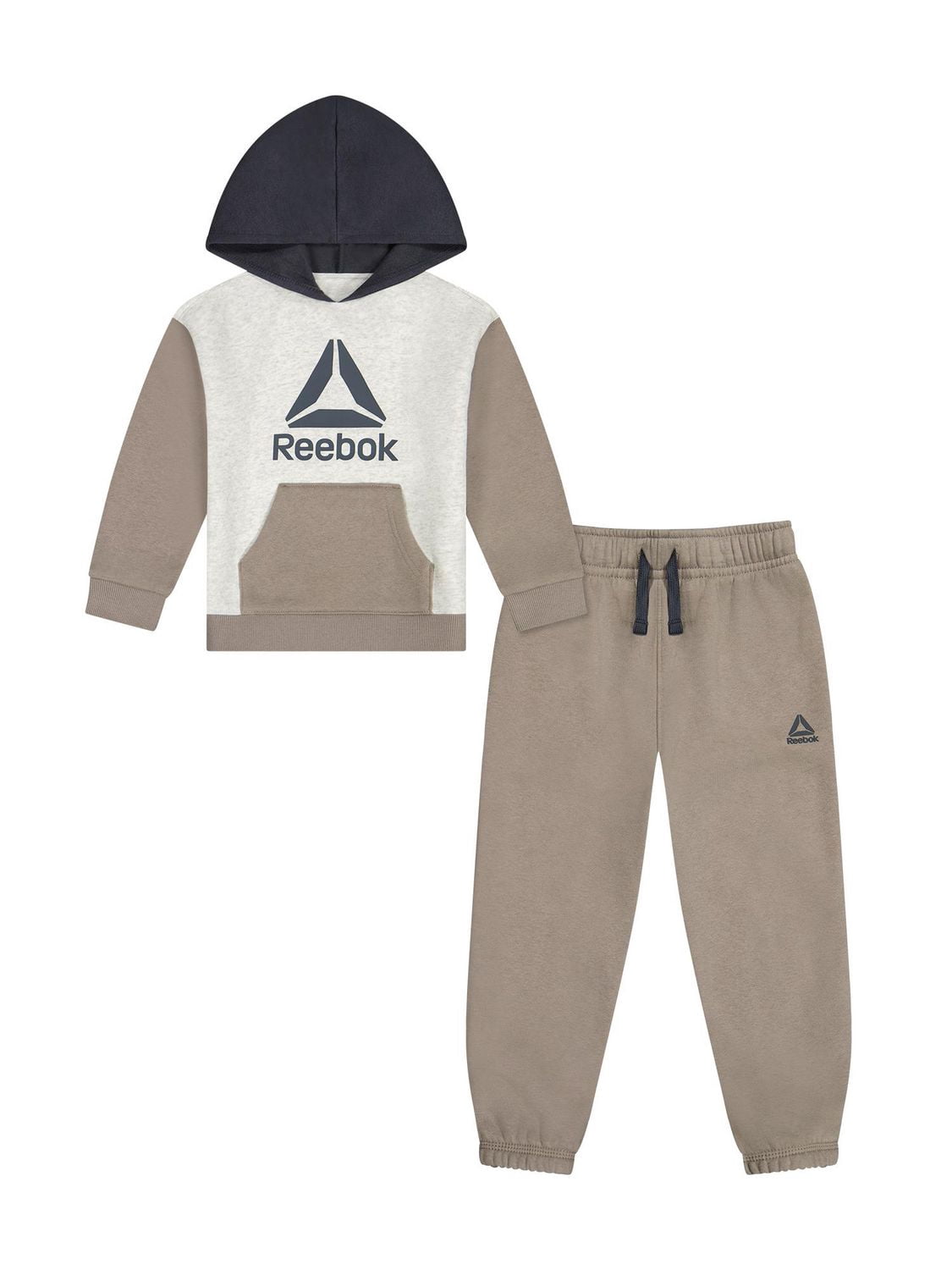 Reebok Toddlers' Colorblocked Fleece Hoodie And Jogger Set