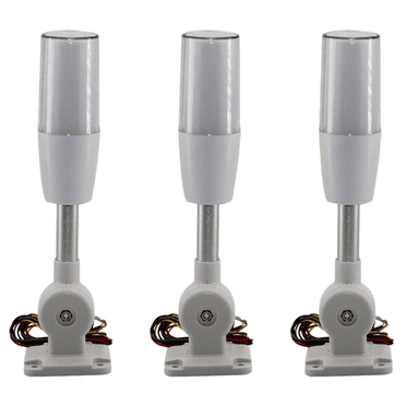 3X Lampe d'Avertissement LED Pliable Tricolore 24V Alarme Signal LED pour Machines CNC Indicateur de Défaut