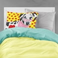 thumbnail image 2 of Carolines Treasures AMB1116PILLOWCASE Hearts & Dalmatian Fabric Standard Pillowcase, 2 of 2