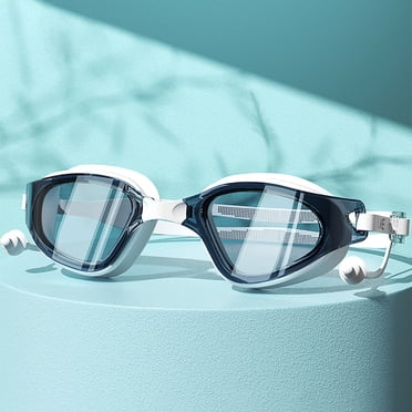 TopLLC Lunettes de Natation Haute Définition à Grande Monture Lunettes de Natation Hommes et Femmes Bonnet de Bain Combinaison de Lunettes de Natation Spécial Plongée et Natation E