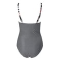 thumbnail image 4 of Ketyyh-chn99 Pièce Maillot de Bain une pour Femmes Robe de Bain pour Femmes Contrôle du Ventre Maillot de Bain une Pièce Contrôle du Ventre Col en V Maillots de Bain Rouge,2TG, 4 of 5