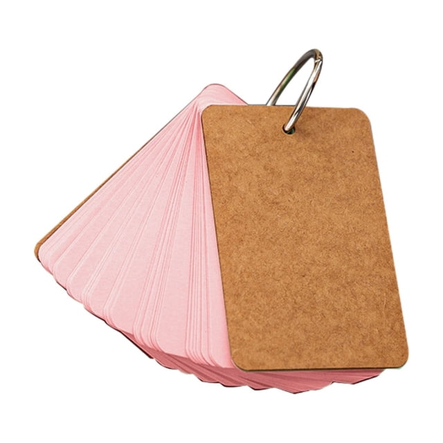 Christmas Decorative Pillows 3 Color Iron Ring Handwritten Hard Blank Card Loose-leaf Book Fragment Utilization Card