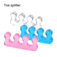 thumbnail image 1 of Baohd 2 Pairs Toe Separator Foot Spacer Supplies Compact Size Long-lasting No Burrs Exquisite Simple Operation Blue, 1 of 6