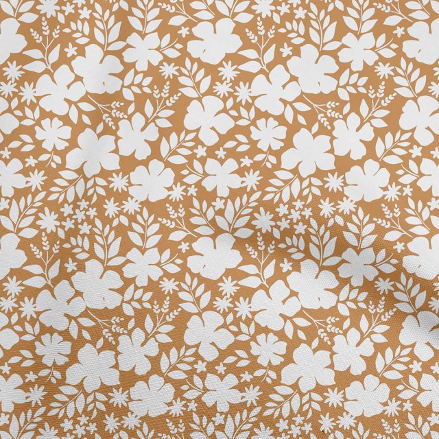 oneOone Rayon Orange Fabric Asian Mosaic Sewing Craft Projects Fabric Prints By Yard 56 Inch Wide