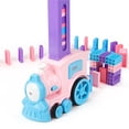 thumbnail image 2 of QualitChoice Domino Train Toys Set Children's Domino Blocks Set Educational Domino Toys, 2 of 6