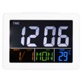 thumbnail image 2 of Dekaim Réveil, LCD Digital Alarm Clock Student Grand écran d'affichage de la température de l'heure, 2 of 14
