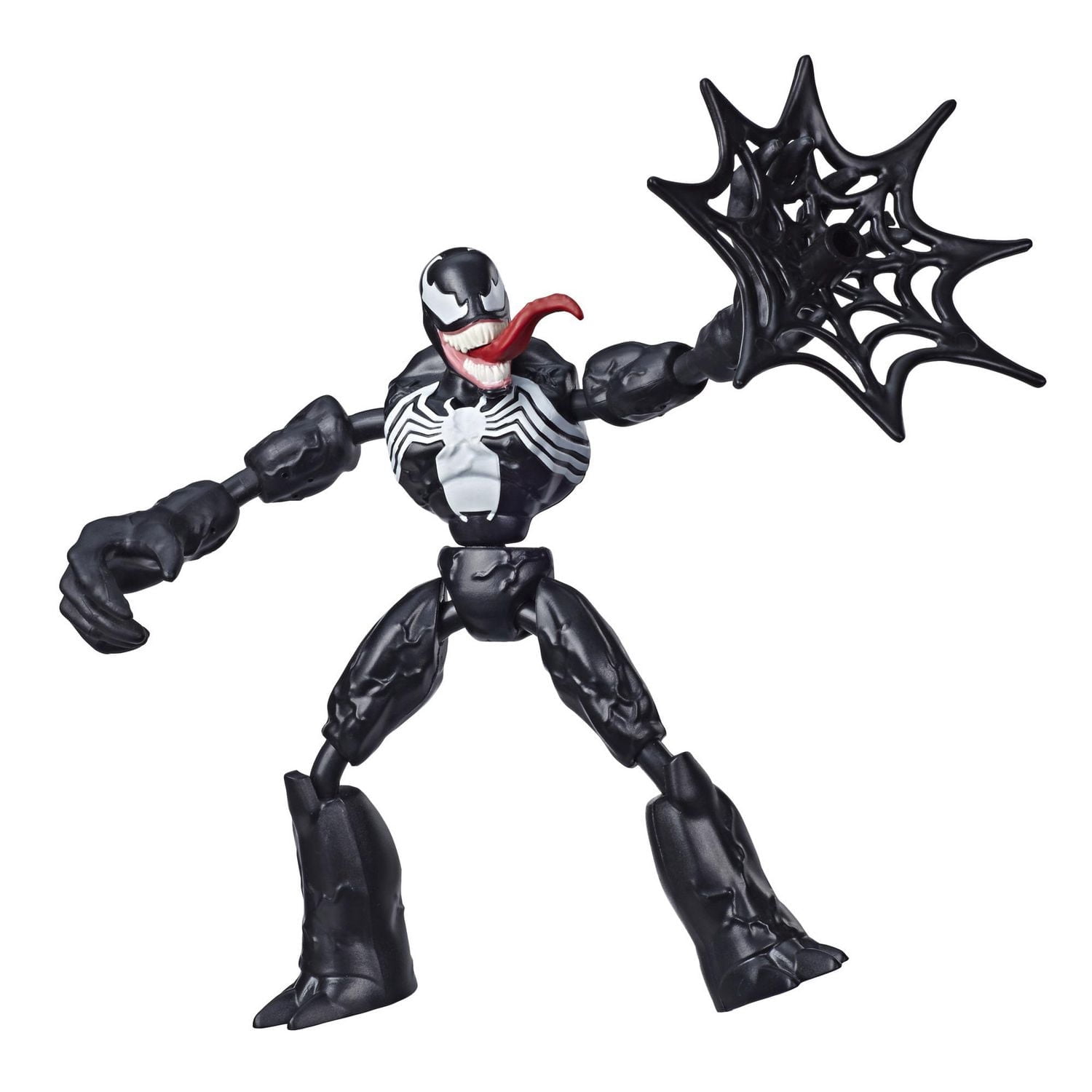 Marvel Spider-Man Bend and Flex - Figurine flexible Venom de 15 cm, incluant accessoire, pour enfants à partir de 6 ans