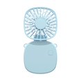 thumbnail image 2 of Kctiaxy Small Fan New USB Handheld Fan- Reversible Base- Vertical Blowing- 3 Wind Speeds- Mini Desktop Rechargeable Brushless Folding Easy Storage Small Fan Kitchen Appliances, 2 of 8