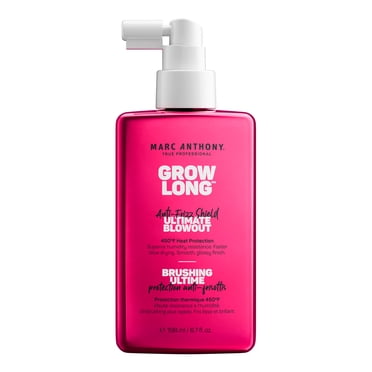 Marc Anthony Grow Long™ Anti-Frizz Shield ULTIMATE BLOWOUT Spray - Humidity Shield for Glossy, Smooth, Featherlight Finish - 6.7 Fl Oz