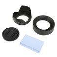 thumbnail image 4 of 58mm Rubber Lens Hood Set Collapsible  Flower Lens Hood, Center Pinch Lens , Microfiber Cloth, Perfect Fit, Eliminate Side Light Influence, Protect Lens From Damage, 4 of 8