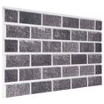 thumbnail image 2 of vidaXL 3D Wall Panels with Black & Grey Brick Design 10 pcs EPS, 2 of 4