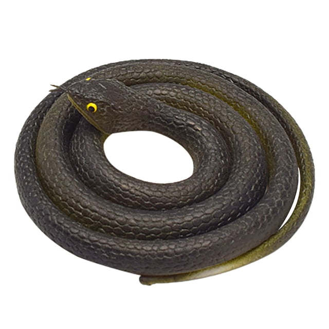 Realistic Rubber Toy Black That Real Prank Stuff